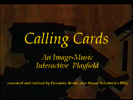 Calling Cards - Tela Inicial